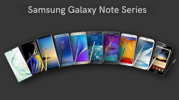 Regarding  the Samsung galaxy note series , its type, and specification.