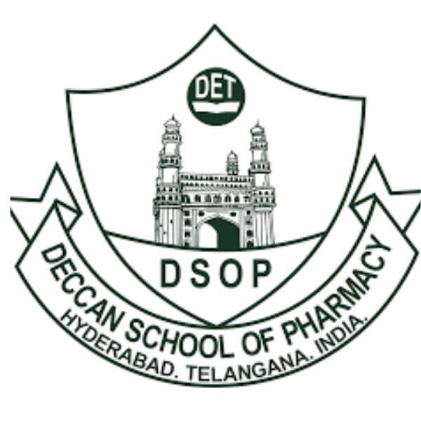 This image is a logo of Deccan School of Pharmacy, Telangana
