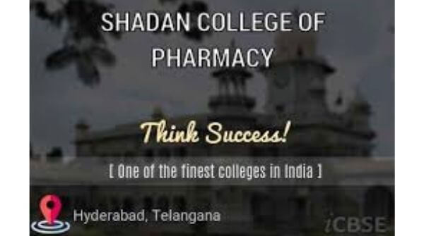 This image signifies Shadan College Of pharmacy for better understanding