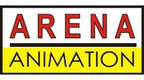 This is the logo of Arena animations for the guide of Graphic design courses in Hyderabad.  