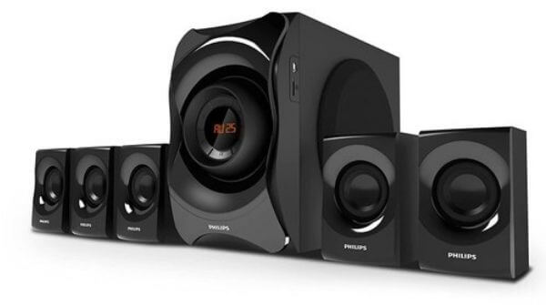 Philips SPA8000B94 Channel Multimedia Speakers System, a best home theater 5.1