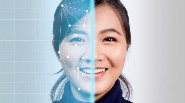 The image shows face recognition as an excellent application of Artificial Intelligence career.