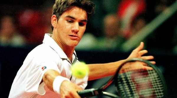 Roger Federer at a very young Age when he started to play Tennis professionally