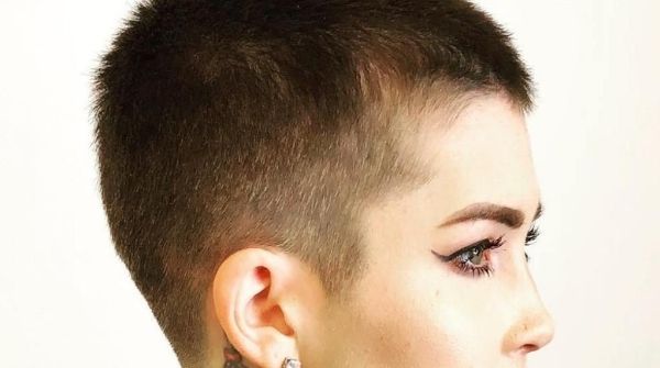 The buzz cut is similar to boy cut for girls. In the buzz cut, the hair will be clipped close to the head.
