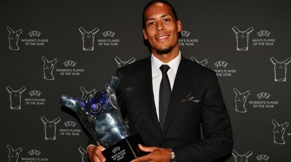 Liverpool FC defender Virgil Van Dyke wins UEFA Player Of The Year award after brilliant performances in all his UCL matches