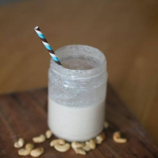 Cashew milk is smooth in texture. It is one of the best drinks to boost immunity. 