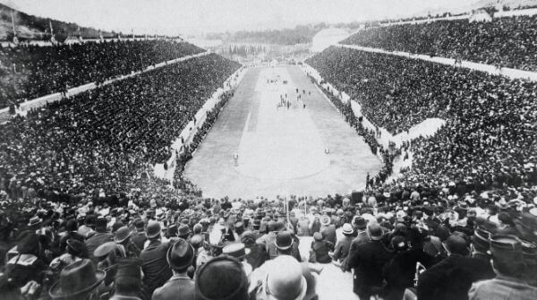 The first modern Olympics held in the history of Olympics during the year 1896