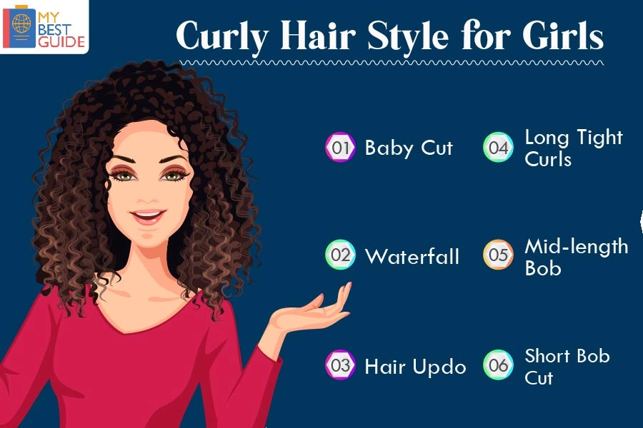 Curly Hair Style for Girls - For Long & Short Hairstyles