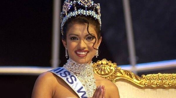 Priyanka Chopra winning Miss World title in a very early Age of her career. 