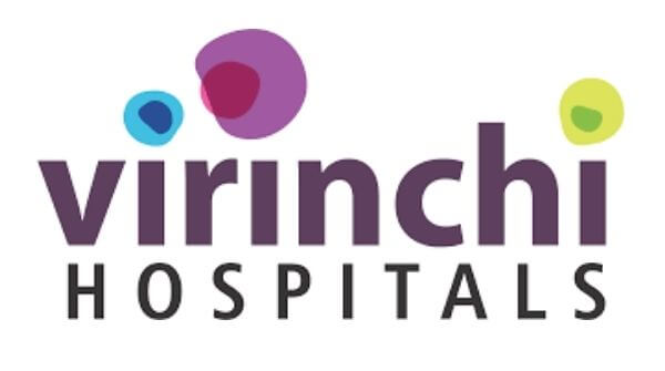 This is the logo of Virinchi hospitals for the best private hospitals in Hyderabad.